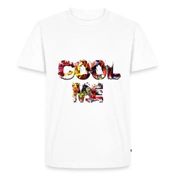Cool Me - Men's Premium Organic T-Shirt - white - Front - Nico (187cm)