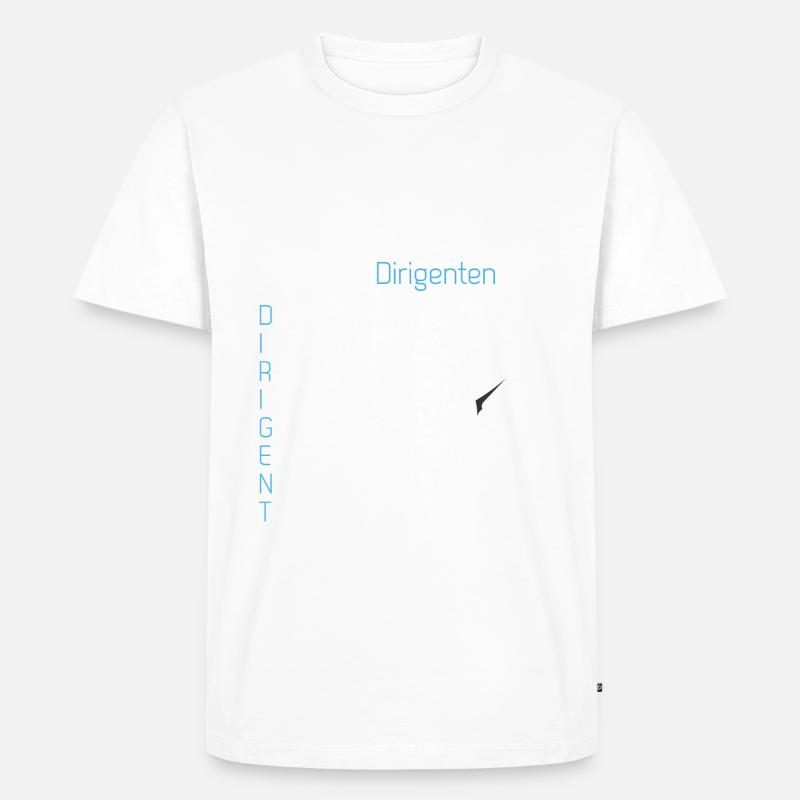 Eigenschaften Dirigent - Männer Premium Bio T-Shirt - Weiß