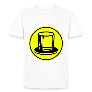 Cylindre Groom - T-shirt Premium bio Homme - blanc - Devant - Nico (187cm)