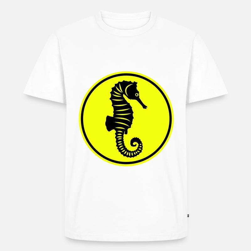 Hippocampe - T-shirt Premium bio Homme - blanc