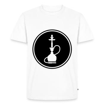 Bong Fumer - T-shirt Premium bio Homme - blanc - Devant - Nico (187cm)