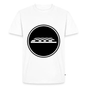Chess board icon - Men's Premium Organic T-Shirt - white - Front - Nico (187cm)
