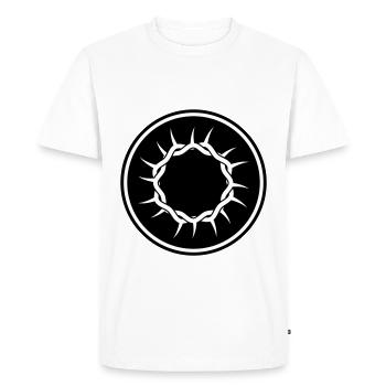 crown of thorns - Men's Premium Organic T-Shirt - white - Front - Nico (187cm)