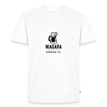 Beer Niagara funny - Men's Premium Organic T-Shirt - white - Front - Nico (187cm)