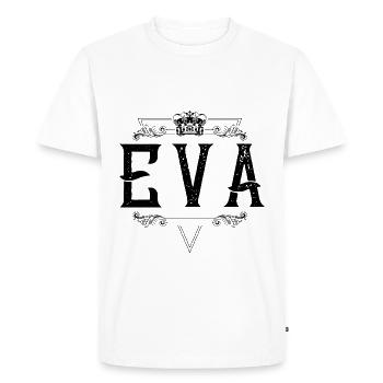 Eva Nom - T-shirt Premium bio Homme - blanc - Devant - Nico (187cm)