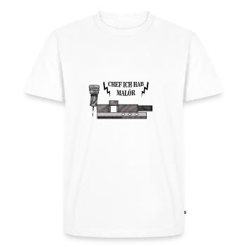 Chipper crash - Men's Premium Organic T-Shirt - white - Front - Nico (187cm)
