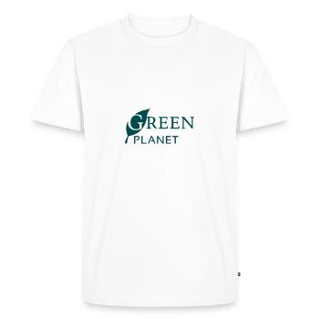 sauver la planète - T-shirt Premium bio Homme - blanc - Devant - Nico (187cm)