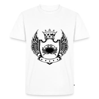 Armoiries du cancer - T-shirt Premium bio Homme - blanc - Devant - Nico (187cm)