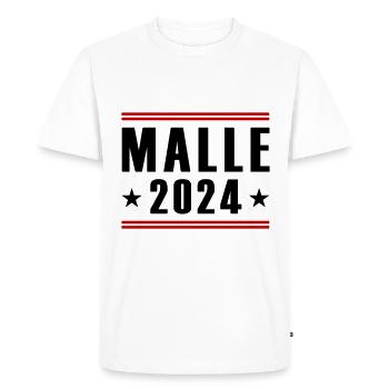 Malle 2024 - Men's Premium Organic T-Shirt - white - Front - Nico (187cm)
