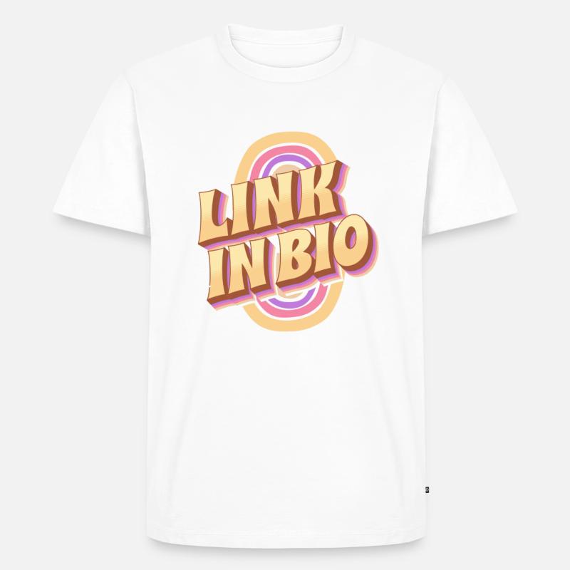 Lien dans Bio - Rainbow - T-shirt Premium bio Homme - blanc