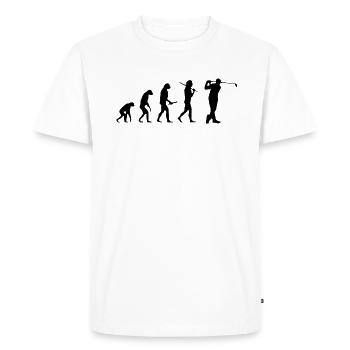 Golf - Golfers - Evolution - T-shirt Premium bio Homme - blanc - Devant - Nico (187cm)
