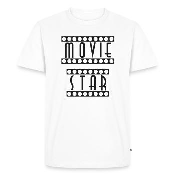 Movie Star Movie Celebrity Hollywood Carpet - Men's Premium Organic T-Shirt - white - Front - Nico (187cm)