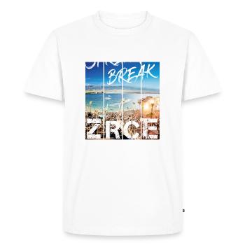 Zrce Spring Break - Men's Premium Organic T-Shirt - white - Front - Nico (187cm)