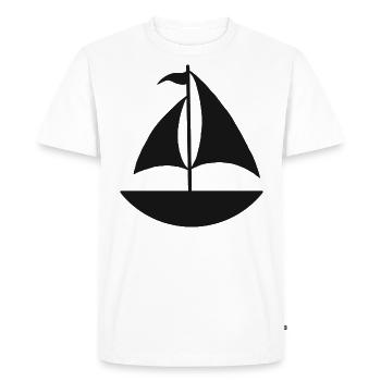 Voilier bateau voilier voilier cadeau - T-shirt Premium bio Homme - blanc - Devant - Nico (187cm)
