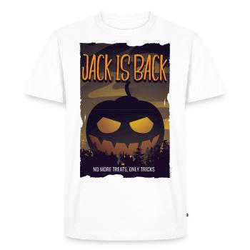 Joyeux halloween - T-shirt Premium bio Homme - blanc - Devant - Nico (187cm)