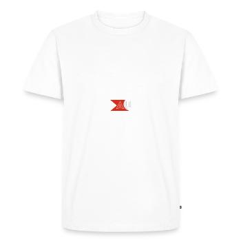 Le véritable biathlète au top - T-shirt Premium bio Homme - blanc - Devant - Nico (187cm)