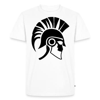 Sparta Guerrier Spartan - T-shirt Premium bio Homme - blanc - Devant - Nico (187cm)