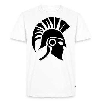 Sparta Guerrier Spartan - T-shirt Premium bio Homme - blanc - Devant - Nico (187cm)