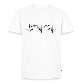 Heart Curve Cruise, Bateau De Croisière, Vacances - T-shirt Premium bio Homme - blanc - Devant - Nico (187cm)