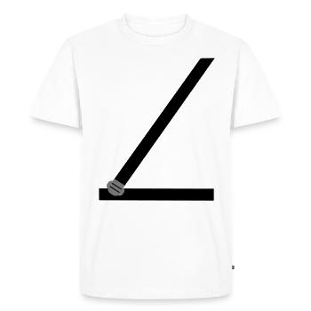 ceinture de sécurité - T-shirt Premium bio Homme - blanc - Devant - Nico (187cm)