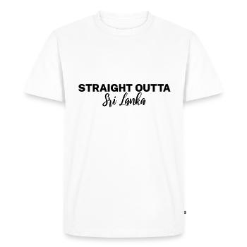 Sri Lanka - T-shirt Premium bio Homme - blanc - Devant - Nico (187cm)
