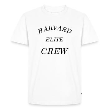 Harvard University Elite Student Gift - Men's Premium Organic T-Shirt - white - Front - Nico (187cm)