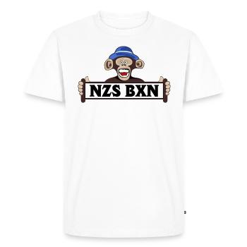 nzs bxn nazis boxer contre droite dehors antifa gauche - T-shirt Premium bio Homme - blanc - Devant - Nico (187cm)