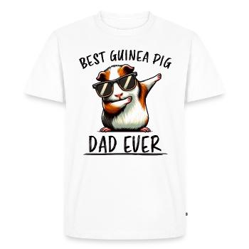 Dicton de cochon d’Inde, Cadeau de cochon d’Inde - T-shirt Premium bio Homme - blanc - Devant - Nico (187cm)