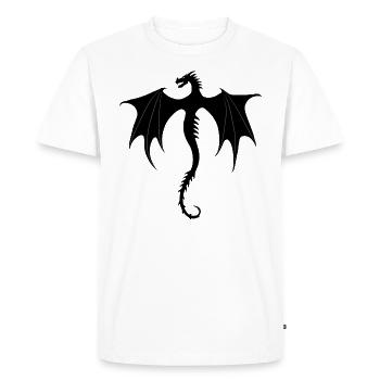 Heerolnir - T-shirt Premium bio Homme - blanc - Devant - Nico (187cm)