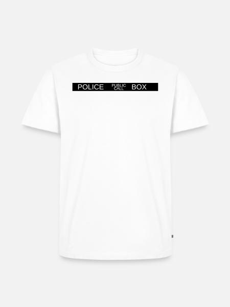 tardis - Men's Premium Organic T-Shirt - white