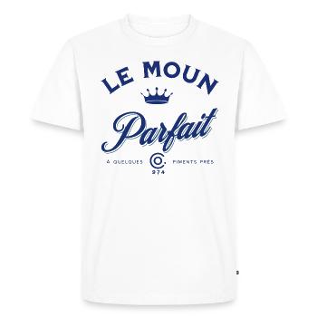 Le Moun Parfait - T-shirt Premium bio Homme - blanc - Devant - Nico (187cm)