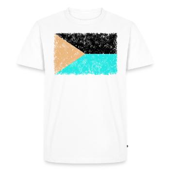 République tchèque INVERS - T-shirt Premium bio Homme - blanc - Devant - Nico (187cm)