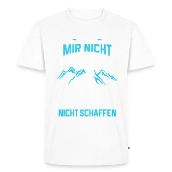 skifahren - Männer Premium Bio T-Shirt - Weiß - Vorne - Nico (187cm)