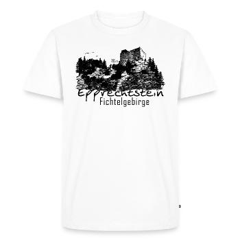 Epprechtstein Fichtelgebirge Fichteldesign - Männer Premium Bio T-Shirt - Weiß - Vorne - Nico (187cm)
