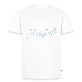 La Tantine Parfaite BC - T-shirt Premium bio Homme - blanc - Devant - Nico (187cm)