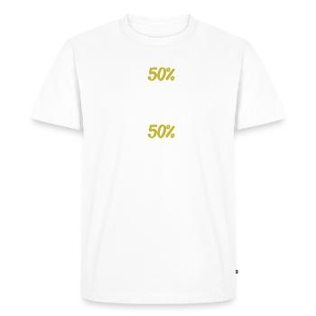Super héros idée cadeau marseillais - T-shirt Premium bio Homme - blanc - Devant - Nico (187cm)