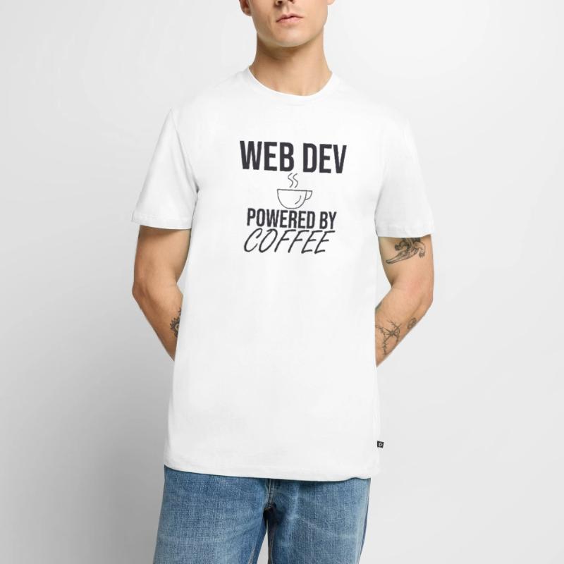 "Web Developer Coffee | Web Developer" Men's Premium Organic T-Shirt
