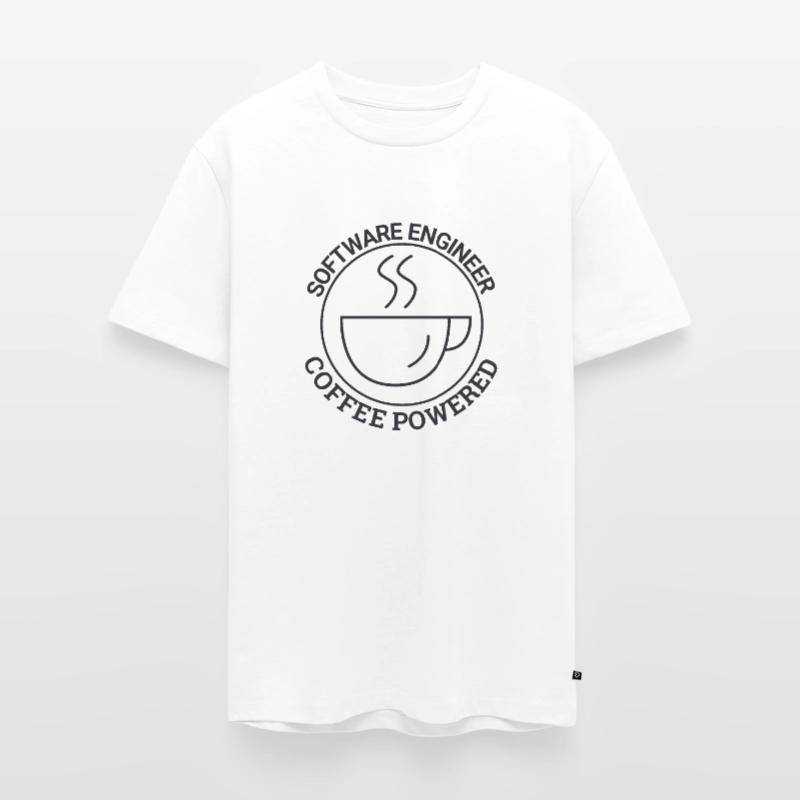 "Software Engineer Coffee | Programming" Men's Premium Organic T-Shirt