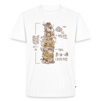 Bière Da Vinci - T-shirt Premium bio Homme - blanc - Devant - Nico (187cm)