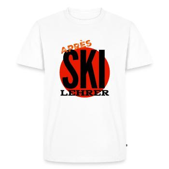 Apres ski instructor - Men's Premium Organic T-Shirt - white - Front - Nico (187cm)