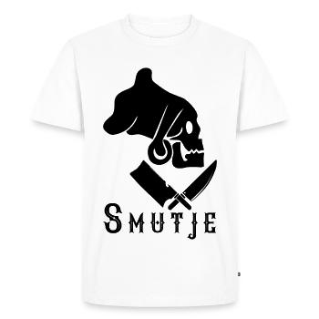Smutje with Scroll - Men's Premium Organic T-Shirt - white - Front - Nico (187cm)