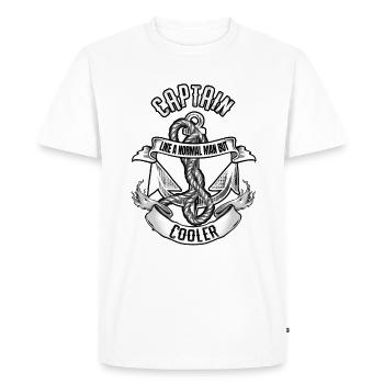 Sailor Sailing Ship Sailboat - Men's Premium Organic T-Shirt - white - Front - Nico (187cm)
