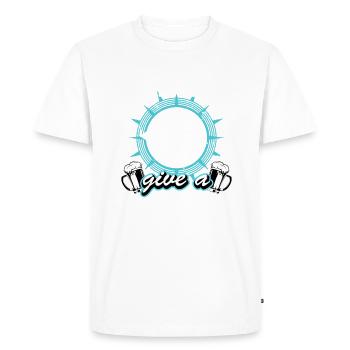 Sailor Sailing Ship Sailboat - Men's Premium Organic T-Shirt - white - Front - Nico (187cm)