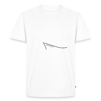 Croisière amusante Croisière Croisières - T-shirt Premium bio Homme - blanc - Devant - Nico (187cm)