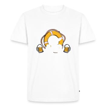 Cruise Holidays - Men's Premium Organic T-Shirt - white - Front - Nico (187cm)