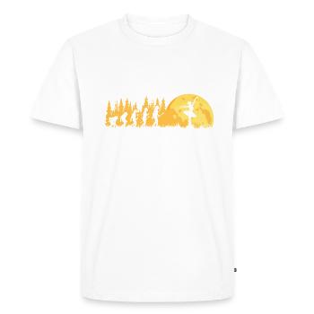 Ballet Evolution Balleria Dance - T-shirt Premium bio Homme - blanc - Devant - Nico (187cm)