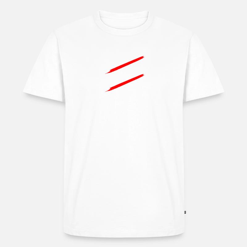 Silvester 2024 wird mein Jahr - Männer Premium Bio T-Shirt - Weiß