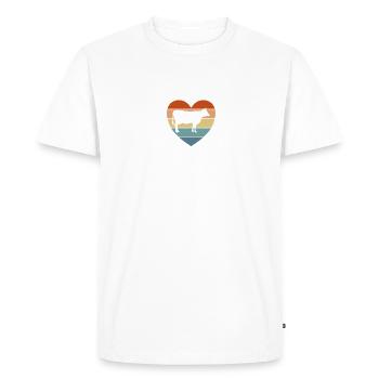 Farmer, Dairy Farmer, Cow Farmer, Saying - Men's Premium Organic T-Shirt - white - Front - Nico (187cm)