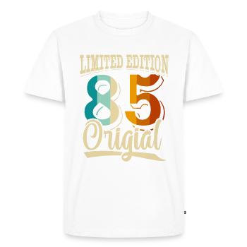 40th Anniversary 1985 Limited Edition 40 Years - Men's Premium Organic T-Shirt - white - Front - Nico (187cm)