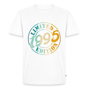 30th Birthday 1995 Limited Edition 30 Years - Men's Premium Organic T-Shirt - white - Front - Nico (187cm)